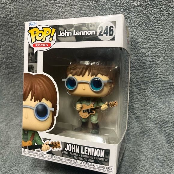 Funko Pop Rocks Figure with Blue Glasses and Guitar - Picture 2 of 3